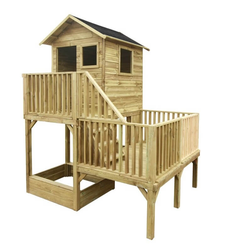 Drewniany domek ogrodowy dla dzieci Hubert