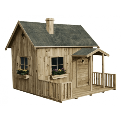 Drewniany domek ogrodowy dla dzieci Maja